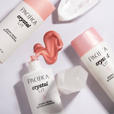 This is Beauty US Pacifica Crystal Lit Glowy Glisten Drops 1 fl oz - New HEALTH AND BEAUTY