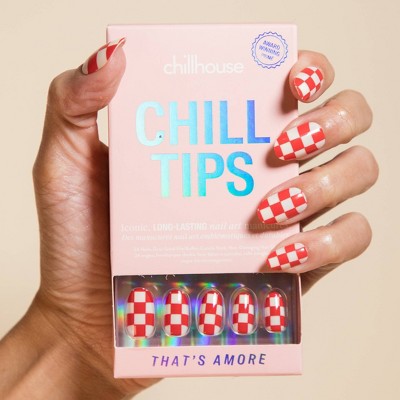 This is Beauty US Chillhouse Fake Nails That's Amore 24ct - New HEALTH AND BEAUTY