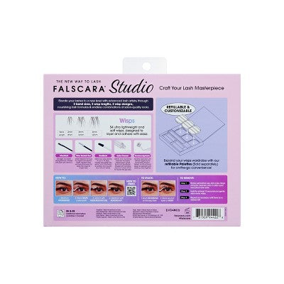 This is Beauty US KISS Products Studio Lash Extension Kit 8-12mm Delicate Light Volume 54ct - Imperfect Box HEALTH AND BEAUTY