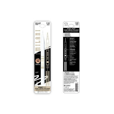 This is Beauty US Milani Stay Put Tank Liquid Eyeliner White 0.019 fl oz - Imperfect Box HEALTH AND BEAUTY