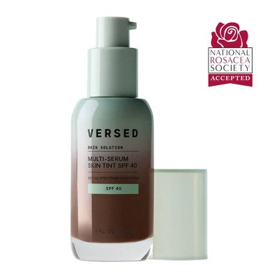 This is Beauty US Versed Skin Solution Multi-Serum Skin Tint Foundation SPF 40 14C 1 fl oz - Imperfect Container HEALTH AND BEAUTY