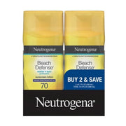This is Beauty US Neutrogena Beach Defense Lotion Twin Pack SPF 70 - New HEALTH AND BEAUTY