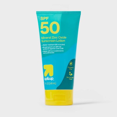 This is Beauty US Mineral Sunscreen Lotion SPF 50 5oz up&up - Imperfect Container HEALTH AND BEAUTY