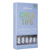 This is Beauty US Chillhouse Chill Tips Fake Nails Design Studio Checked Out 24ct - Imperfect Box HEALTH AND BEAUTY