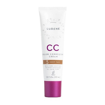 This is Beauty US Lumene CC Color Correcting Cream 5 Deep Tan  1 fl oz - New HEALTH AND BEAUTY