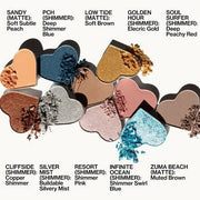 This is Beauty US Pacifica Malibu Eye Shadows Palette 0.2oz - New HEALTH AND BEAUTY