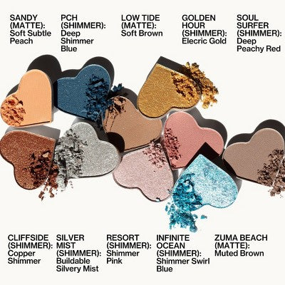This is Beauty US Pacifica Malibu Eye Shadows Palette 0.2oz - New HEALTH AND BEAUTY
