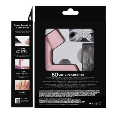 This is Beauty US Dashing Diva Gel Xtend Fake Nails Starter Kit Medium Round 30ct - New HEALTH AND BEAUTY