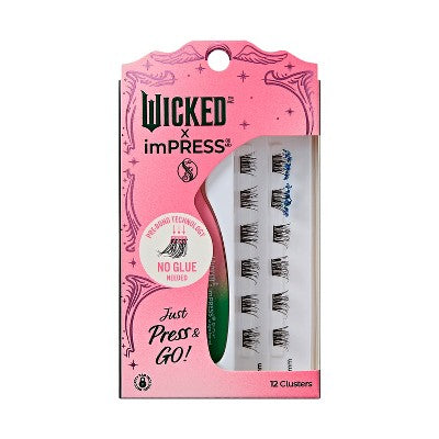 This is Beauty US KISS Products Wicked X imPRESS Press-On Self Adhesive False Eyelashes Ozspresso 12ct - New HEALTH AND BEAUTY
