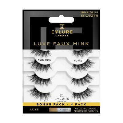 This is Beauty US Eylure Faux Mink Royal False Eyelashes 4ct - New HEALTH AND BEAUTY