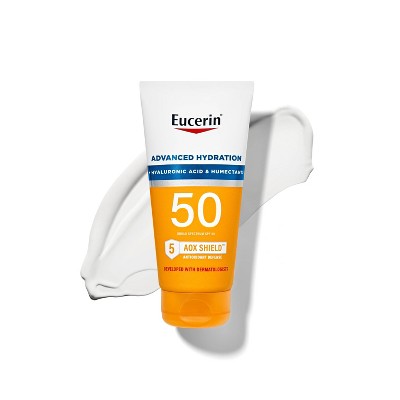 This is Beauty US Eucerin Advanced Hydration Sunscreen Lotion SPF 50 5 fl oz - Imperfect Container HEALTH AND BEAUTY