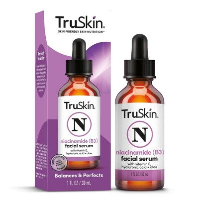 This is Beauty US TruSkin Niacinamide Facial Serum with Vitamin E and Hyaluronic Acid 1 fl oz - New HEALTH AND BEAUTY