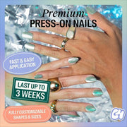 This is Beauty US Chillhouse Chill Tips Fake Nails Design Studio Checked Out 24ct - Imperfect Box HEALTH AND BEAUTY