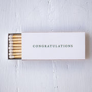Rosy Rings Congratulations Sentiment Matches Matches Light Gray Congratulations