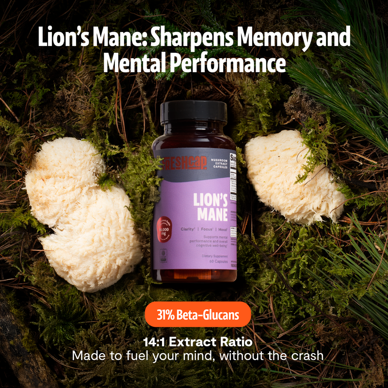 FreshCap Mushrooms Organic Lion’s Mane Capsules Capsules