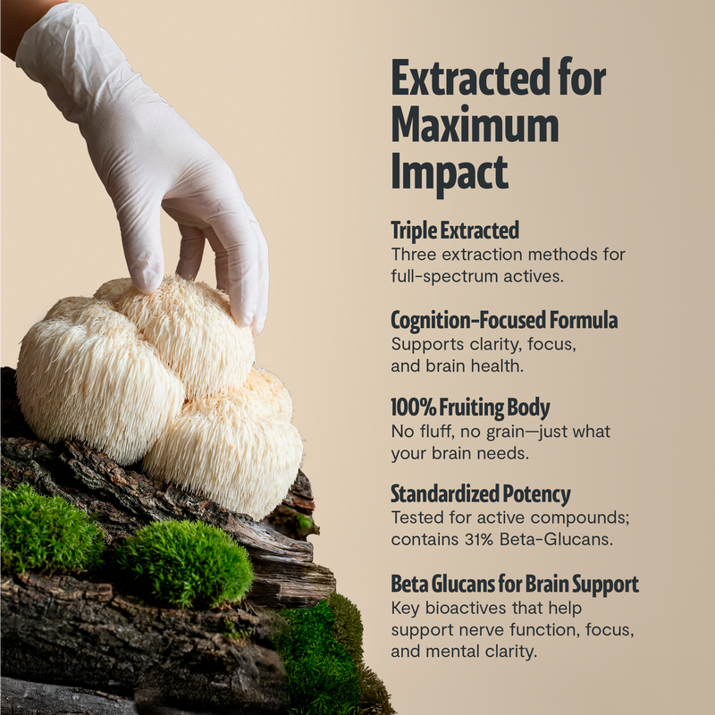 FreshCap Mushrooms Organic Lion’s Mane Capsules Capsules
