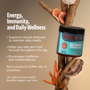 FreshCap Mushrooms Organic Mushroom Extract Powder Blend Powder