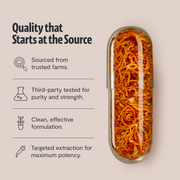 FreshCap Mushrooms Organic Cordyceps Mushroom Supplement Capsules Capsules