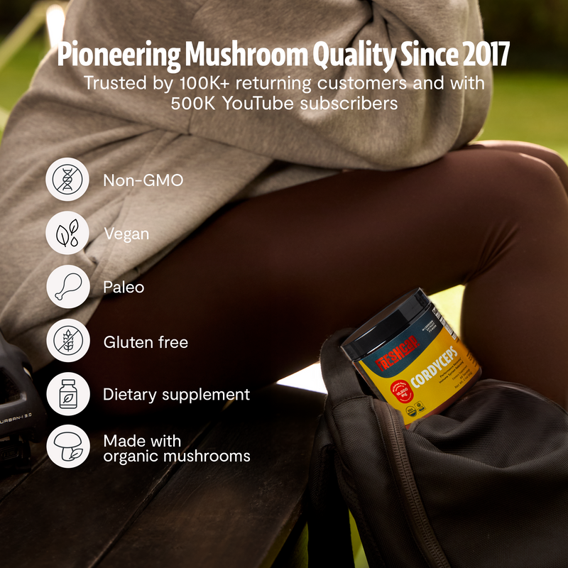 FreshCap Mushrooms Cordyceps Mushroom Extract Powder Powder