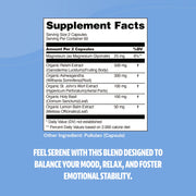 FreshCap Mushrooms Calm Blend Capsules, 120 count Capsules White Smoke