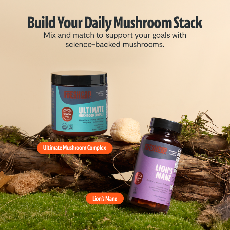 FreshCap Mushrooms Organic Lion’s Mane Capsules Capsules