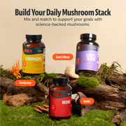 FreshCap Mushrooms Organic Cordyceps Mushroom Supplement Capsules Capsules