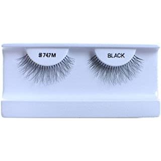 Mill's Beauty Supply Blue Case - Human Hair Eyelash - #747M False Eyelashes
