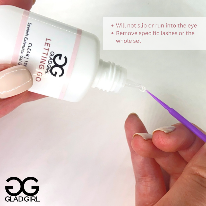 GladGirl Letting Go - Eyelash Extension GBL Free Gel Glue Remover Glue & Remover