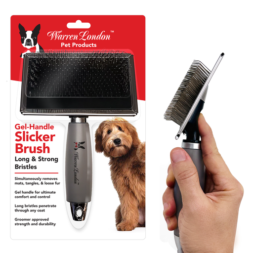 Warren London Gel-Handle Slicker Brush Pet Combs & Brushes