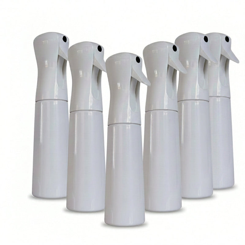 By Robin Creations 10 oz Plastic Reusable Flairosol Bottle Accessories & Containers Gray 6 Bottles