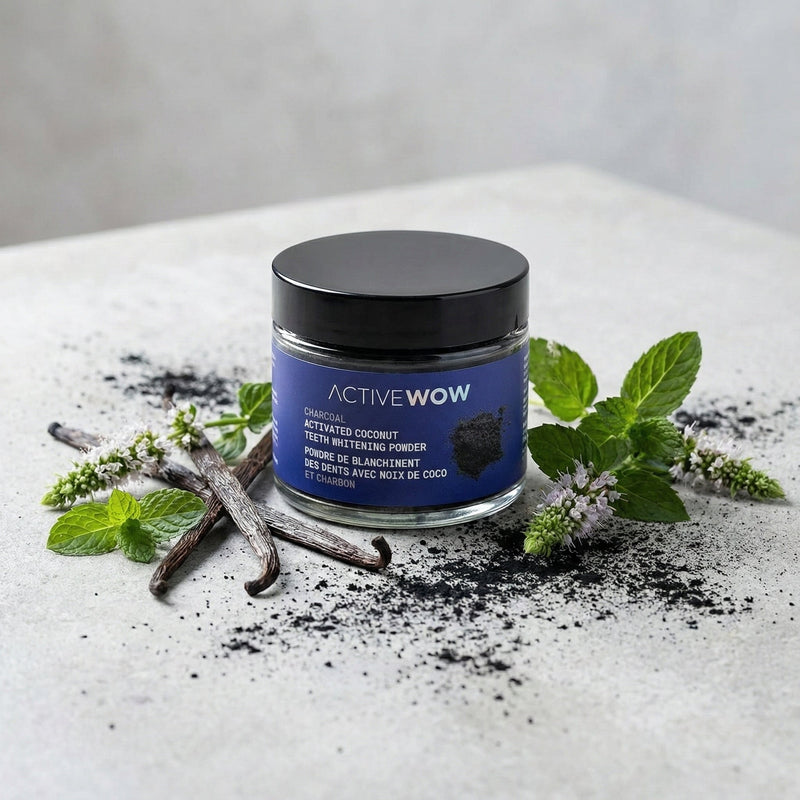 Active Wow Activated Charcoal Teeth Whitening Powder AW Oral Care