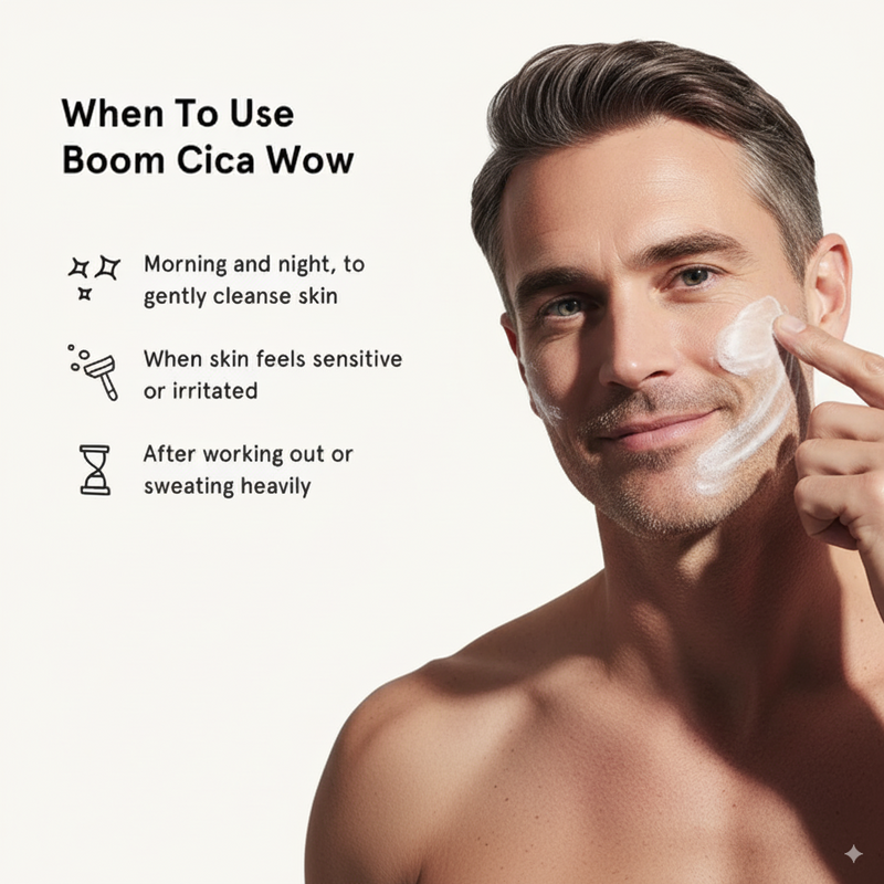 JAXON LANE Boom Cica Wow - Barrier Boost Gel Cleanser face wash