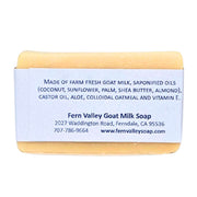 Fern Valley Soap Handmade Goat Milk Soap | Gentle Cleanse | Fragrance Free Goat Milk Soap