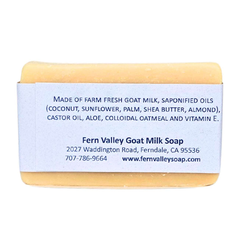 Fern Valley Soap Handmade Goat Milk Soap | Gentle Cleanse | Fragrance Free Goat Milk Soap