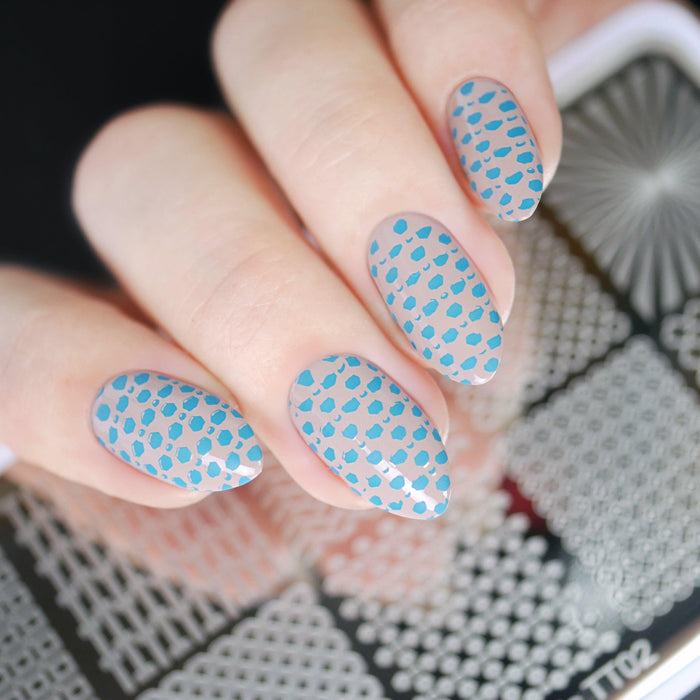 Twinkled T - Geometric 2 Stamping Plate