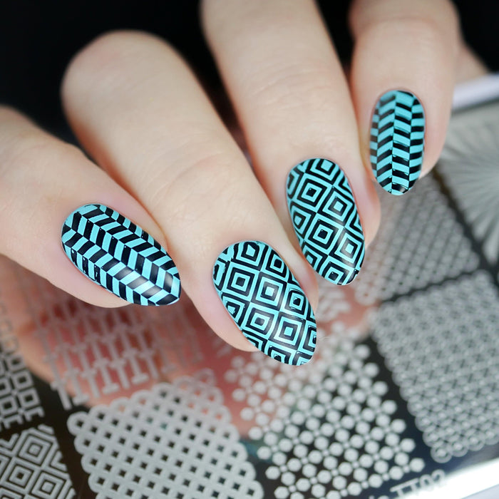 Twinkled T - Geometric 2 Stamping Plate