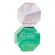 Spongellé Geranium Moon | Spiritual Detox (Green Aventurine) Body Wash Infused Buffer