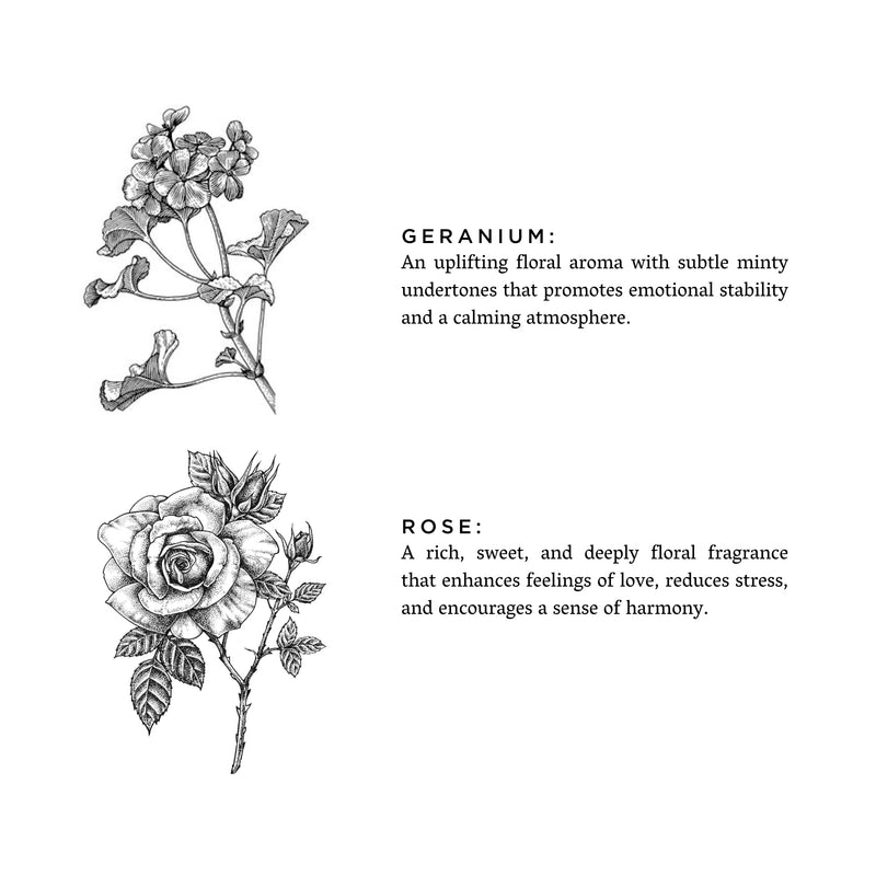Slow North Geranium + Rose - Signature Candle Frosted Candles