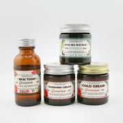 The Lovely Rose Apothecary Geranium Travel Beauty Set Lavender w/ Dead Sea Mud Mask - Detoxifying