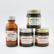 The Lovely Rose Apothecary Geranium Travel Beauty Set Lavender w/ Tissue Cream
