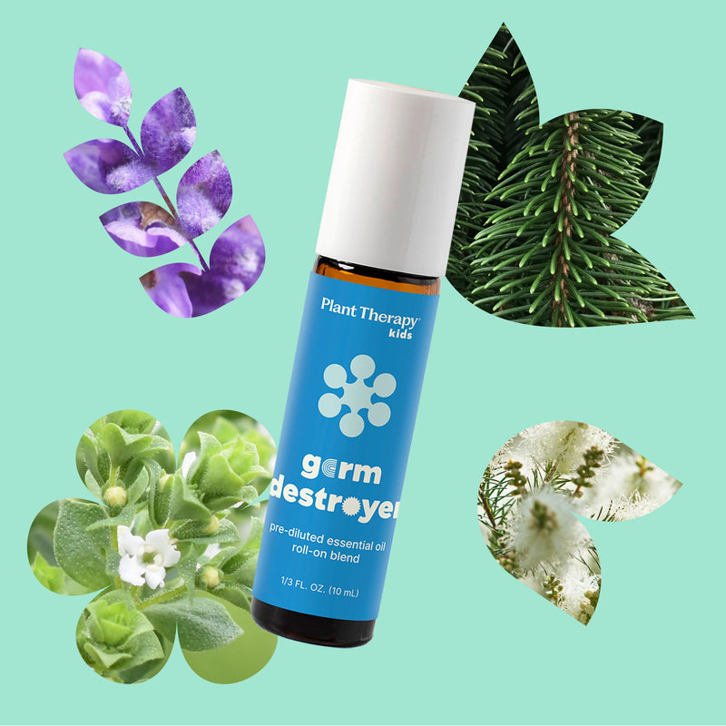 Plant Therapy Germ Destroyer Essential Oil Pre-Diluted Roll-On Essential Oil