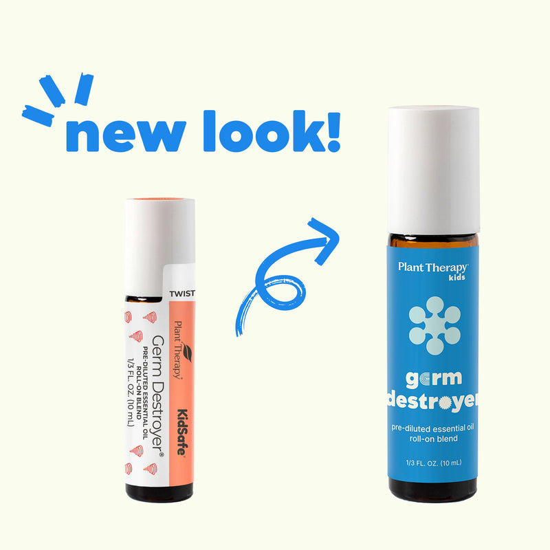 Plant Therapy Germ Destroyer Essential Oil Pre-Diluted Roll-On Essential Oil Seashell 10 mL