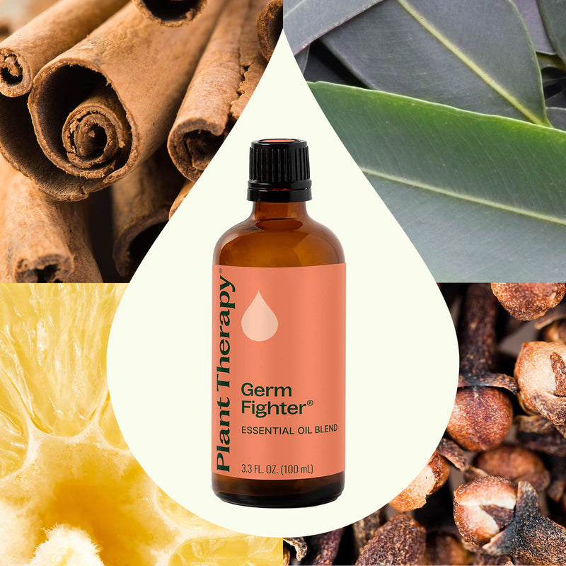 Plant Therapy Germ Fighter Essential Oil Blend Essential Oil Seashell 10 mL,30 mL,100 mL