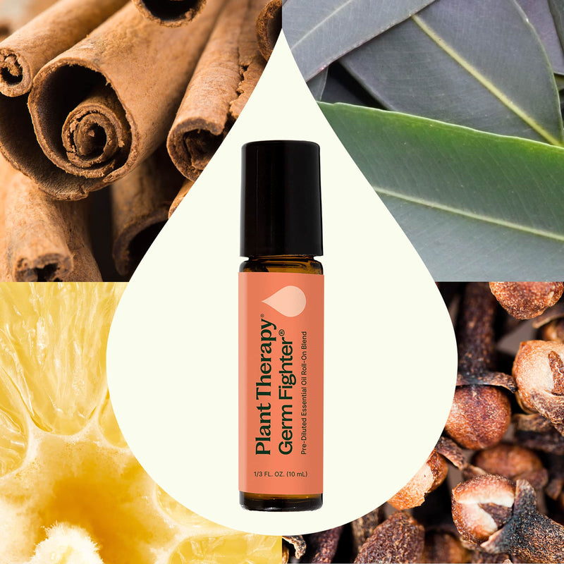 Plant Therapy Germ Fighter Essential Oil Blend Essential Oil Seashell 10 mL,30 mL,100 mL