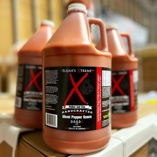 Elijah's Xtreme Ghost Pepper Hot Sauce Gallon (128oz) Hot Sauce