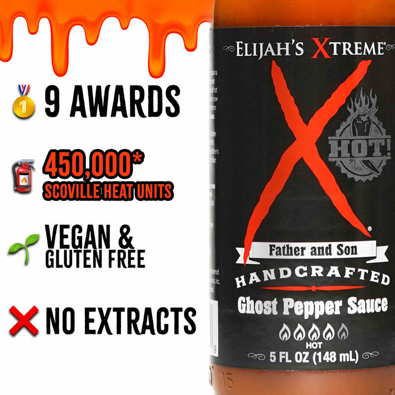 Elijah's Xtreme Ghost Pepper Hot Sauce Hot Sauce