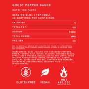 Elijah's Xtreme Ghost Pepper Hot Sauce Hot Sauce
