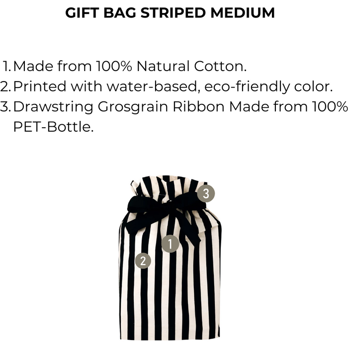 Bag-All - Gift Bag Striped Medium