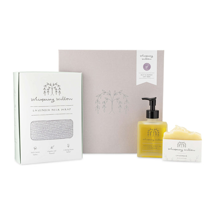 Whispering Willow - Lavender Rest & Renew Gift Box 4.5oz.