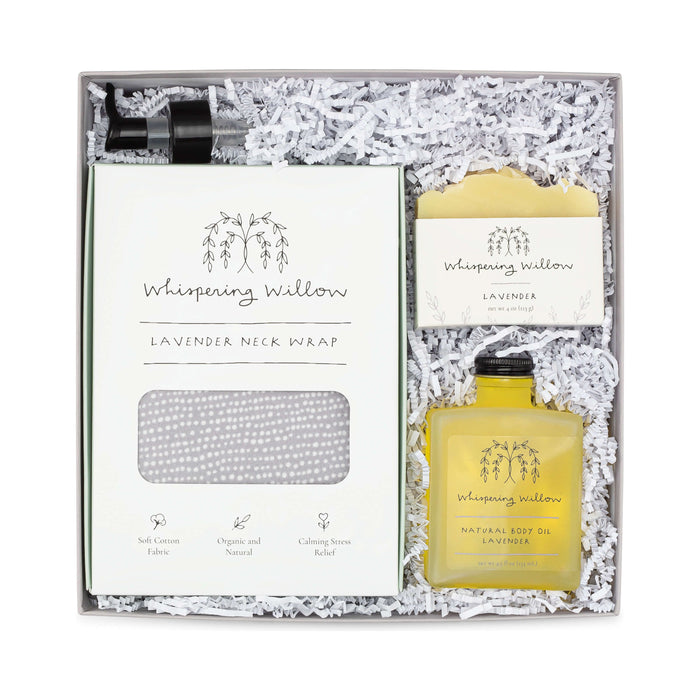 Whispering Willow - Lavender Rest & Renew Gift Box 4.5oz.